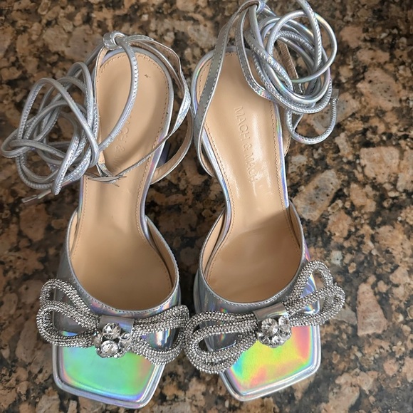 MACH & MACH Double Bow Platform Sandal - Picture 4 of 12